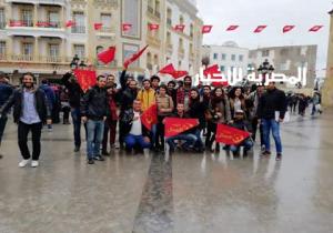 تونس: اللجنة المحلية لحزب العمال بتونس تنظم حملة "لوقتاش" بمناسبة عيد استقلال تونس