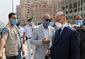 محافظ القاهرة يتفقد حملة إزالة العقارات المخالفة على جانبي محور الفريق العرابي في حي السلام