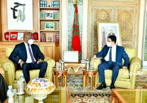مباحثات بين وزير الخارجية  المغربي بوريطة والمستشار الخاص لرئيس جمهورية الكونغو الديمقراطية في مجال الأمن.
