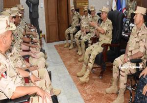وزير الدفاع يشهد تنفيذ المرحلة الرئيسية لمشروع مراكز القيادة التعبوي للجيش الثاني الميداني