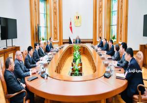 الرئيس السيسي يشيد بقوة وتميز العلاقات المصرية الصينية