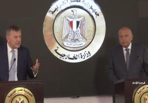 شكري: مصر تشارك في المفاوضات الجارية بقطر من أجل التوصل لوقف إطلاق النار بقطاع غزة