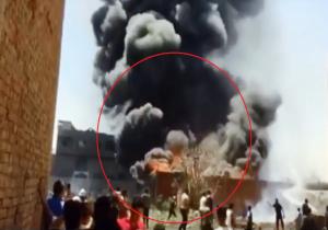 إنفجار ضخم بمصنع كيميائيات وسط تجمع سكاني في مصر