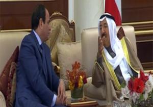 الرئيس السيسى يجرى اتصالا هاتفيا امس بأمير الكويت للاطمئنان على صحته