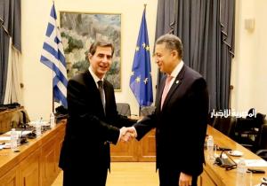 رئيس لجنة العلاقات الخارجية والدفاع الوطني بالبرلمان اليوناني يشيد بمستوى العلاقات المصرية ـ اليونانية