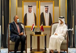 وزير الخارجية : العلاقات المصرية ـ القطرية تسير في الاتجاه الصحيح