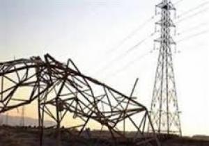 مدينة الضبعة بمطروح تغرق في الظلام بعد سقوط أبراج الكهرباء بسبب شدة الرياح