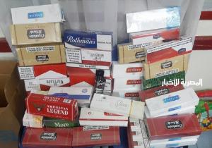 ضبط كمية من السجائر المهربة جمركيا داخل محل بقالة بكفر الشيخ‎