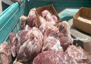 تحرير محاضر لمحلات ومطاعم بها كميات من اللحوم غير صالحة للاستخدام في بولاق أبو العلا