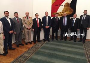السفير المصرى فى روسيا الإتحادية "إيهاب نصر" وإحتفالية مع الجالية المصرية بروسيا
