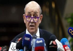 وزير الخارجية الفرنسى يشيد بالدور الأساسى لمصر فى وقف الأعمال العدائية فى غزة