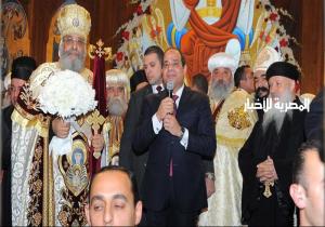 10 رسائل من الرئيس السيسي للمصريين في قداس عيد الميلاد