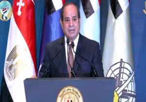 نص كلمة الرئيس السيسى بالندوة التثقيفية: ولاء الجيش المطلق لمصر وشعبها