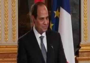 السيسي يوبخ صحفيا فرنسيا: لما تحب تسأل عن مصر كلمني أنا