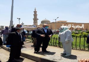 محافظ القاهرة يشرف على تعقيم المناطق الأثرية و"بين الوزارات" في السيدة زينب