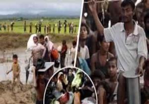 مسلمو بورما يعانون ذل العبيد.. 87ألف من الروهينجا هربوا إلى بنجلادش خلال10أيام