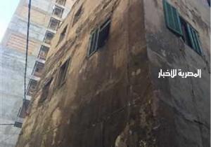 دون إصابات انهيار أجزاء من عقار فى الجمرك بالإسكندرية