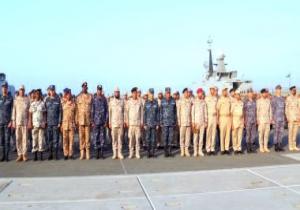 اختتام التدريب البحرى المشترك "الموج الأحمر" بمشاركة مصر و5 دول عربية