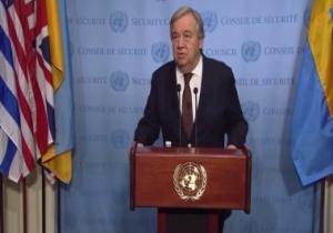 بعد تشريد 160 ألف.. الأمين العام للأمم المتحدة يدعو لوقف تصعيد للعنف فى سوريا