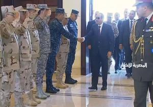 الرئيس السيسي يصل مقر انعقاد الندوة التثقيفية للقوات المسلحة الـ«٣٧» بعنوان «الثمن»