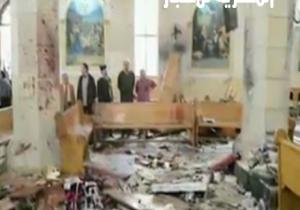 التقديرات المبدئية 24 حالة وفاة و78 مصابا حتى الآن في انفجار كنيسة طنطا