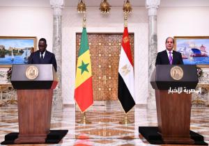 المتحدث الرئاسي ينشر صور المؤتمر الصحفي المشترك بين الرئيس السيسي ونظيره السنغالي