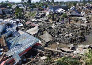 مقتل 832 شخصاً في تسونامي وزلزال إندونيسيا