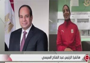 الرئيس السيسى: فريال أشرف نموذج للأسر المصرية المهتمة بأبنائها ورعايتهم