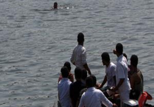 انتشال جثة صياد غرق فى نهر النيل أمام منطقة طابية عرابى بدمياط
