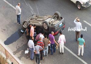 إصابة 3 أشخاص في انقلاب سيارة بكفرالشيخ