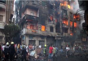 "حافظ السعيد" محافظة القاهرة : تزيل 400 طن مخلفات لحريق العتبة