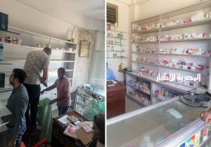 التحفظ على 2500 عبوة أدوية مختلفة الشكل والنوع داخل محل يدار على هيئة صيدلية خلال حملات رقابية بالبحيرة
