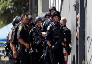 الشرطة تطوق ساحة انتظار فى ولاية ميريلاند الأمريكية بعد حادث إطلاق نار