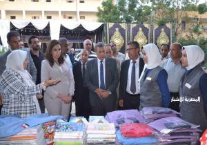 " بلبع " تفتتح معرض أهلا مدرستي بمدرسة دمنهور الزراعية العسكرية