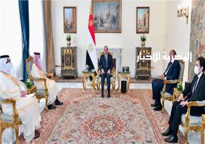 الرئيس السيسي يستقبل وزير خارجية السعودية