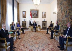 الرئيس السيسي يستقبل مفوضة الاتحاد الأوروبي لشئون المتوسط