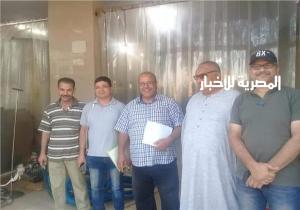 وفد من الزراعة يتفقد نقاط تجميع الألبان فى الغربية