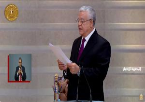 «جبالي» للرئيس السيسي: الواقع المصري شهد على أيديكم تغيرات ملموسة
