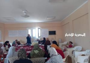 تحت شعار "علمني حرفه"  ختام ورش عمل تعليم الخياطة  بقري "حياة كريمة" بالبحيرة