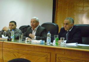 رئيس جامعة المنصورة يلتقى بأعضاء اتحاد الطلاب