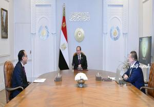الرئيس السيسي يستعرض مؤشرات الاقتصاد الكلي في اجتماع مع رئيس الوزراء ومحافظ البنك المركزي
