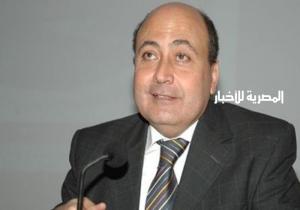 أسامة سرايا وعصام الأمير فى عزاء صفاء حجازى