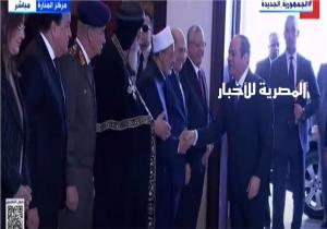 لحظة وصول الرئيس السيسي لحفل «قادرون باختلاف»
