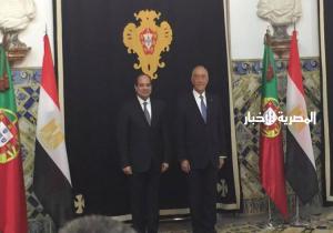 الرئيس" السيسي "يدعو المستثمرين البرتغاليين للمشاركة في المشروعات القومية المصرية.. ويدعو نظيره البرتغالي لزيارة القاهرة