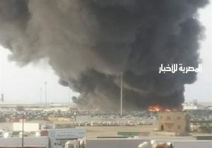 حريق ضخم في ميناء سواكن السوداني | فيديو