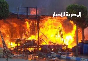 العراق: اندلاع النيران بخزان نفطي جراء قصف صاروخي في أربيل