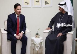 رئيس الإمارات لوزير الخارجية الأمريكي: نرفض تهجير الشعب الفلسطيني