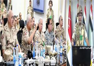 وزير الدفاع يشهد تنفيذ مشروع مراكز القيادة الاستراتيجى التعبوي التخصصي للهيئة الهندسية