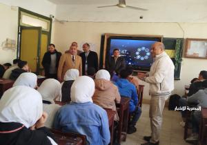 وكيل وزارة التعليم بالدقهلية يتابع مدارس إدارة أجا| صور