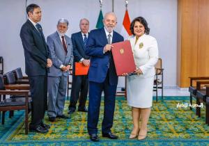 سفيرة مصر بالبرازيل تقدم أوراق اعتمادها لرئيس جمهورية البرازيل الاتحادية